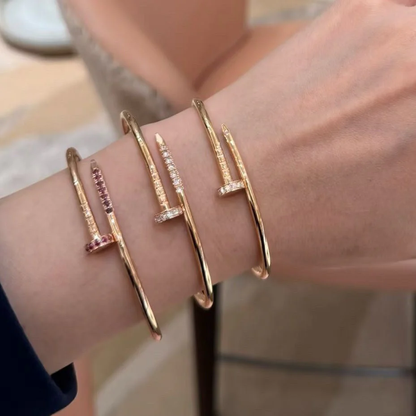 [⭐Sparkve]JUSTE BRACELET 2.5MM DIAMONDS NEW