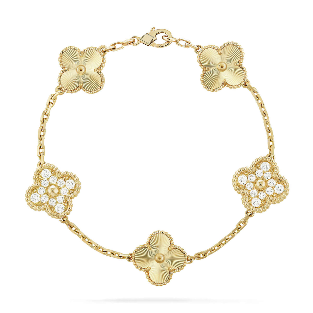 [⭐Sparkve] CLOVER 5 MOTIF LASER BRACELET COLLECTION