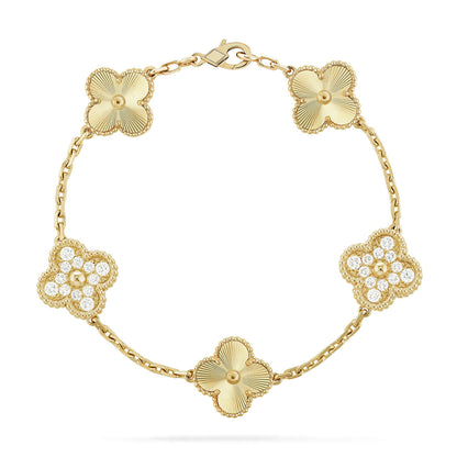 [⭐Sparkve] CLOVER 5 MOTIF LASER BRACELET COLLECTION