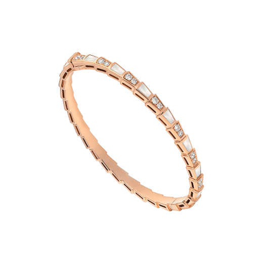 [⭐Sparkve]SERPENTI BRACELET PINK GOLD MOP DIAMOND