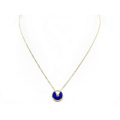 [⭐Sparkve]AMULETTE ROSE GOLD AGATE NECKLACE