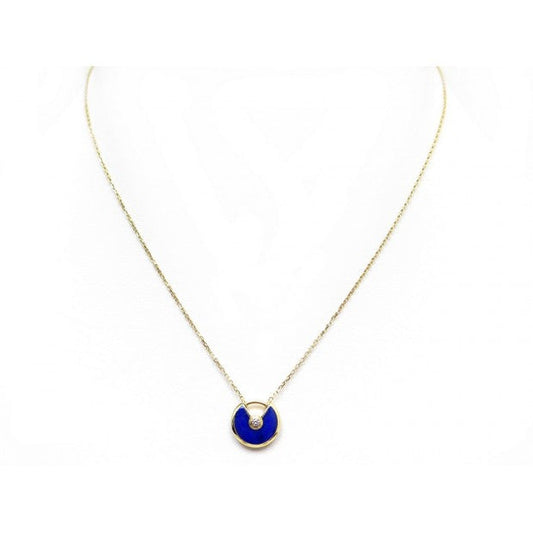 [⭐Sparkve]AMULETTE ROSE GOLD AGATE NECKLACE