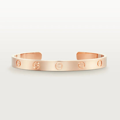 [⭐Sparkve]LOVE BRACELET 6.1MM OPEN CUFF