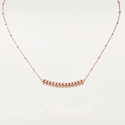 [⭐Sparkve]CLASH PINK GOLD NECKLACE