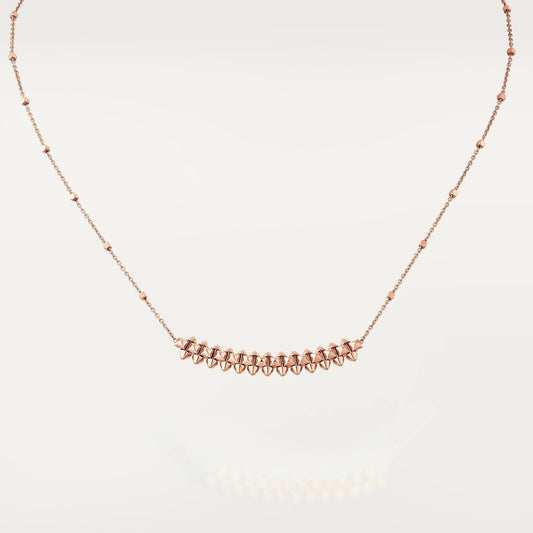 [⭐Sparkve]CLASH PINK GOLD NECKLACE
