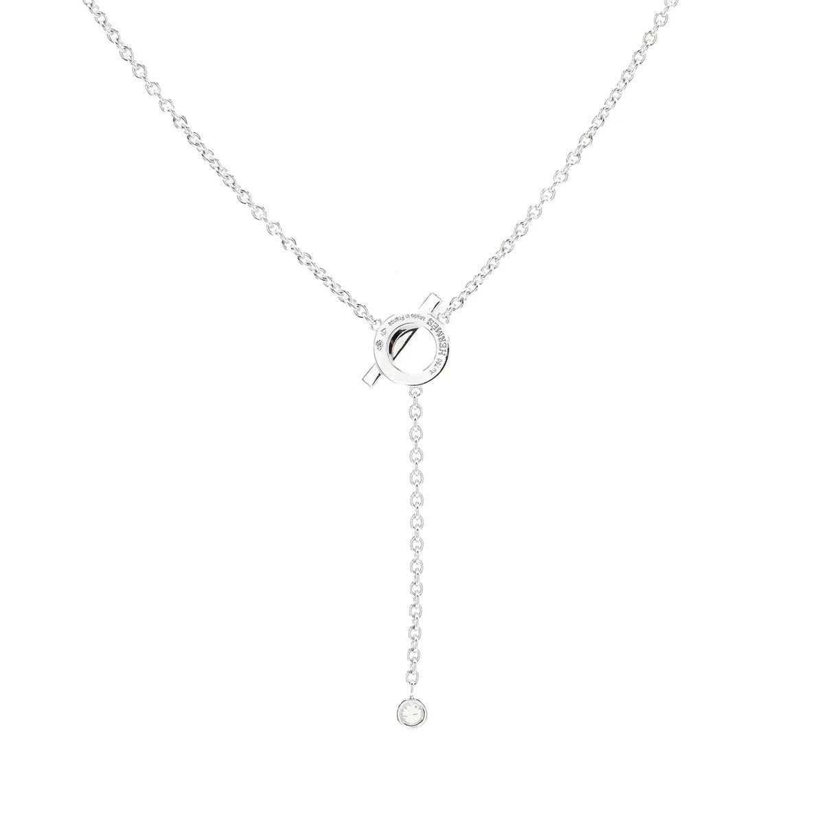 [⭐Sparkve]FINESSE SILVER DIAMOND NECKLACE