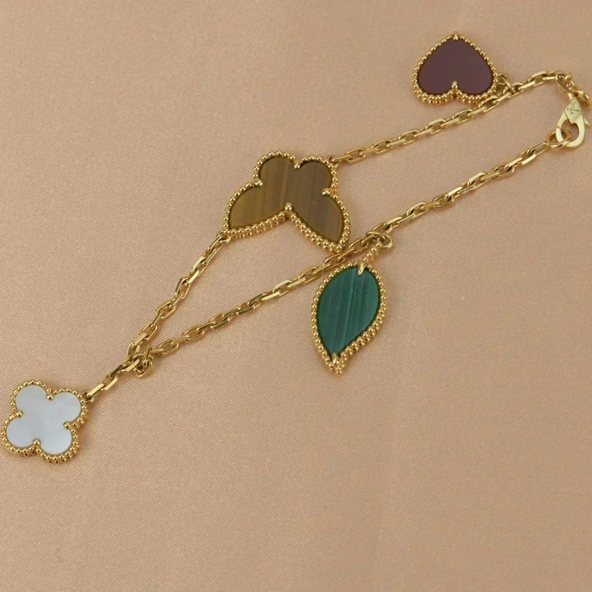 [⭐Sparkve]Sparkve SPRING 5 MOTIF GOLD BRACELET