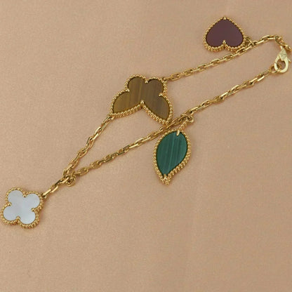 [⭐Sparkve]Sparkve SPRING 5 MOTIF GOLD BRACELET