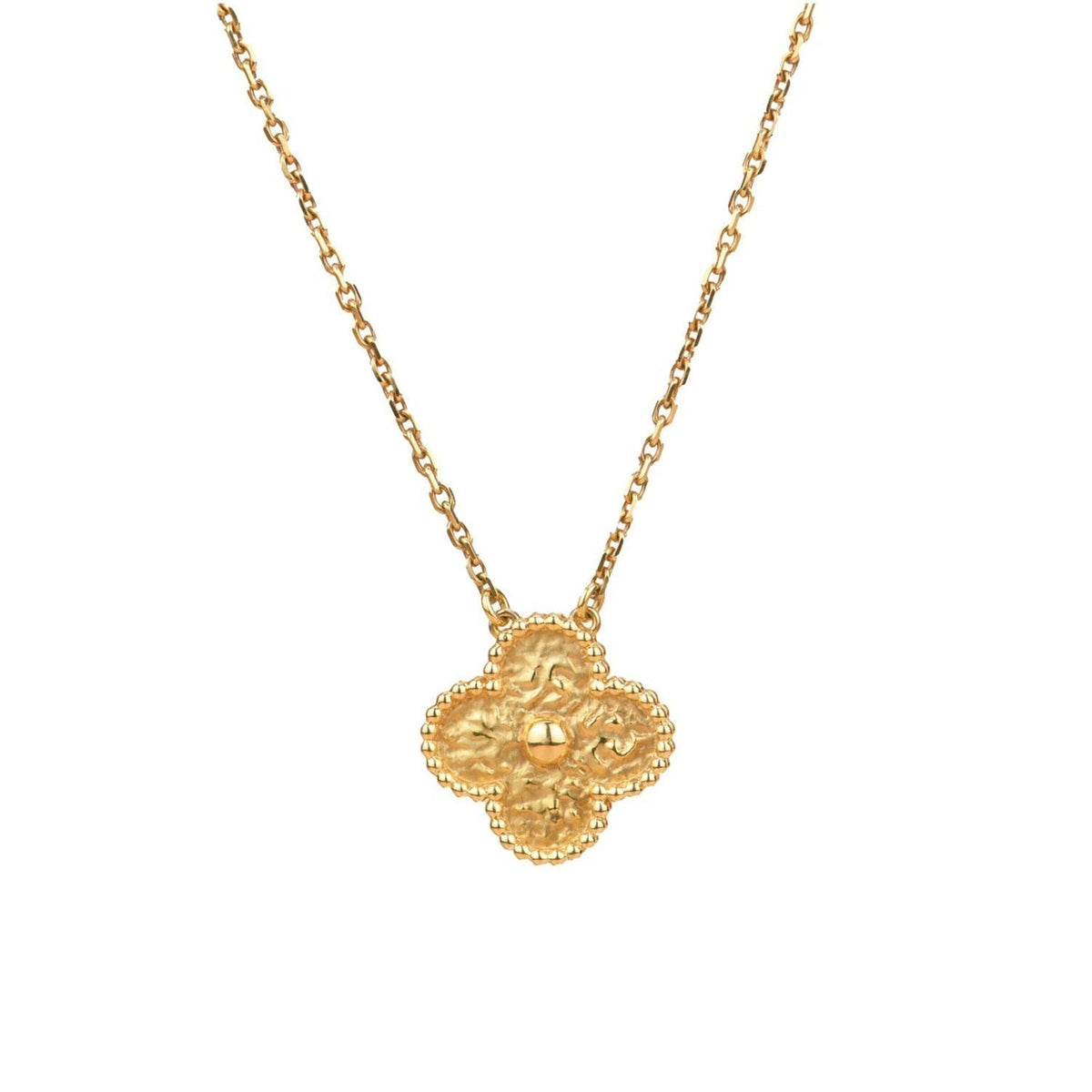 [⭐Sparkve]CLOVER 15MM  BRONZING NECKLACE