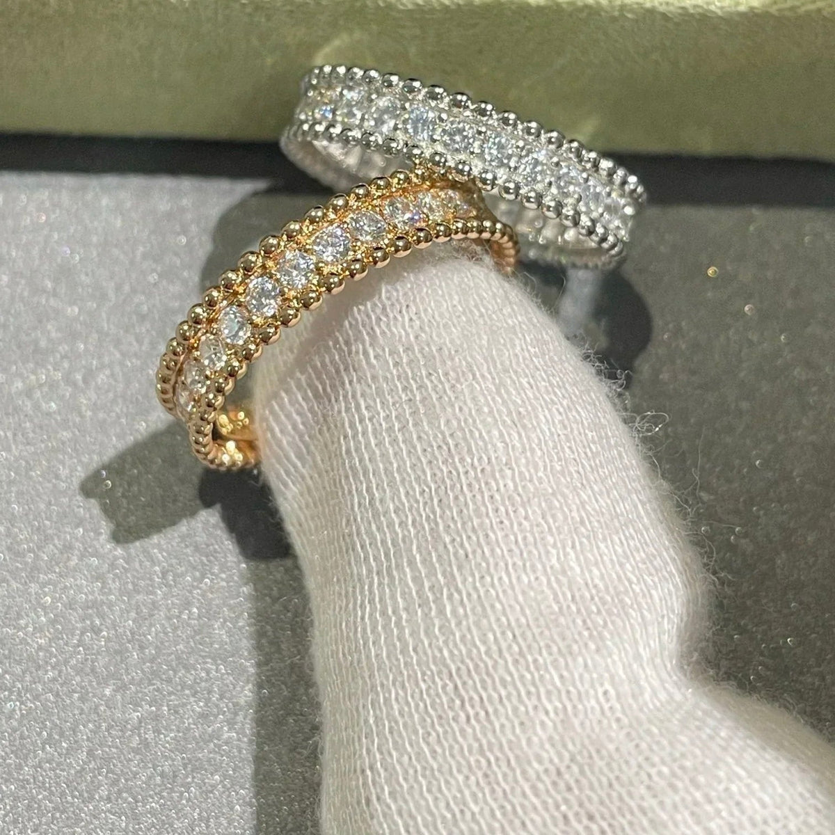 [⭐Sparkve]PERLEE DIAMOND ROSE GOLD RING