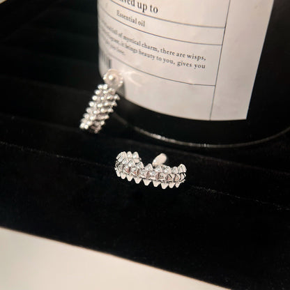 [⭐Sparkve]CLASH SMALL HOOP EARRINGS