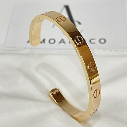 [⭐Sparkve]LOVE BRACELET 6.1MM OPEN CUFF