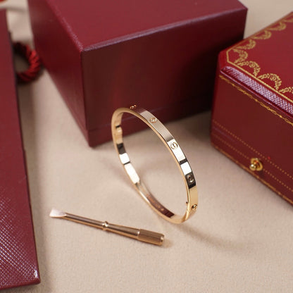 [⭐Sparkve]LOVE BRACELET 3.65MM NO DIAMONDS