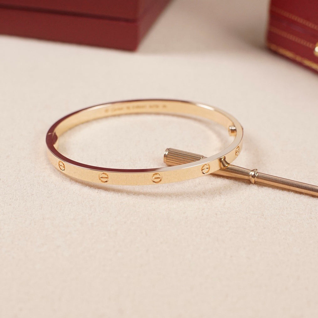 [⭐Sparkve]LOVE BRACELET 3.65MM NO DIAMONDS