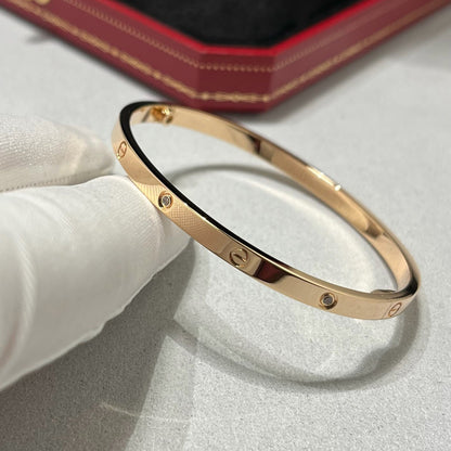 [⭐Sparkve]LOVE BRACELET 3.65MM 6 DIAMONDS