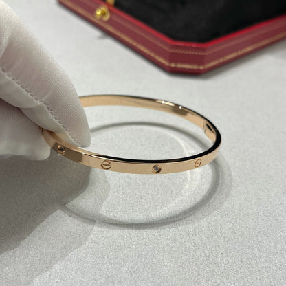 [⭐Sparkve]LOVE BRACELET 3.65MM 6 DIAMONDS
