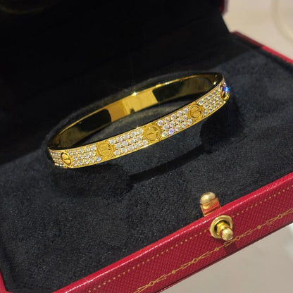 [⭐Sparkve]LOVE BRACELET 6.1MM DIAMOND-PAVED