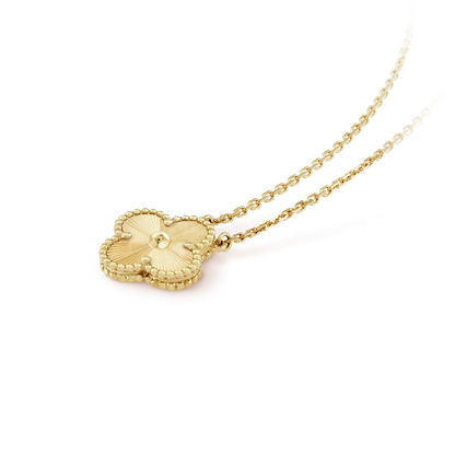 [⭐Sparkve]CLOVER 15MM LASER NECKLACE