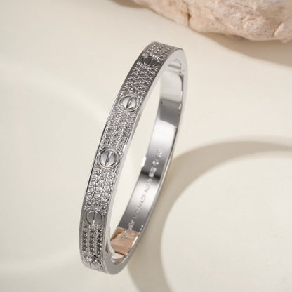 [⭐Sparkve]LOVE BRACELET 6.1MM DIAMOND-PAVED