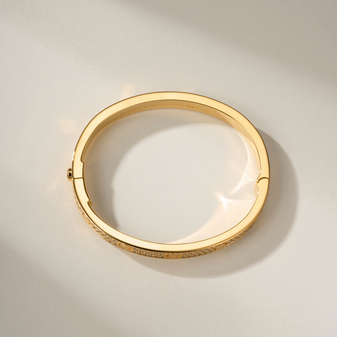 [⭐Sparkve]LOVE BRACELET 6.1MM DIAMOND-PAVED