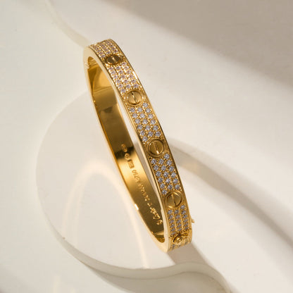 [⭐Sparkve]LOVE BRACELET 6.1MM DIAMOND-PAVED