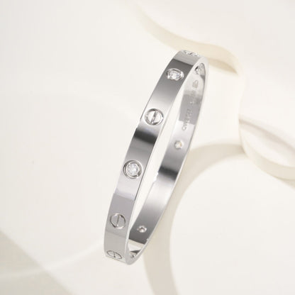 [⭐Sparkve]LOVE BRACELET 6.1MM 4 DIAMONDS