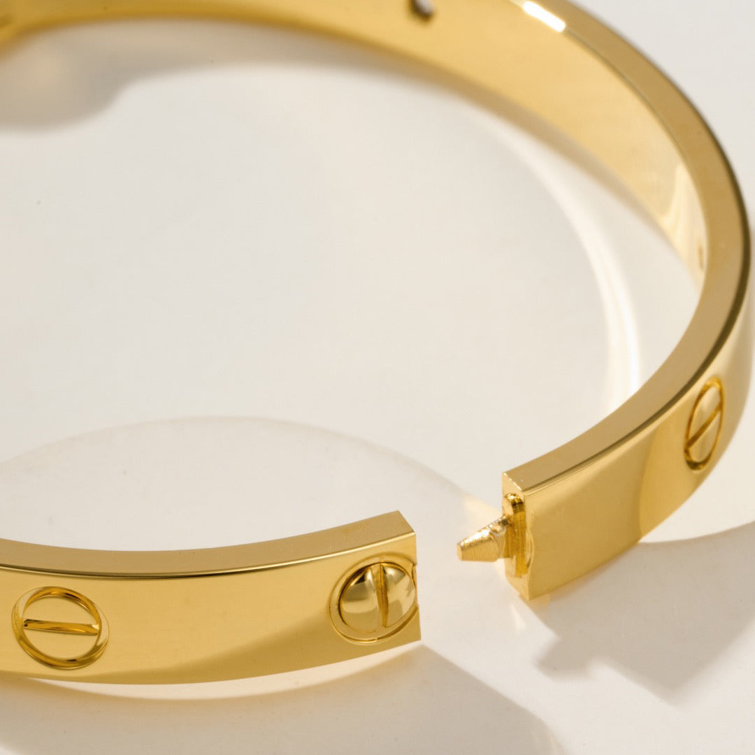 [⭐Sparkve]LOVE BRACELET 6.1MM 4 DIAMONDS