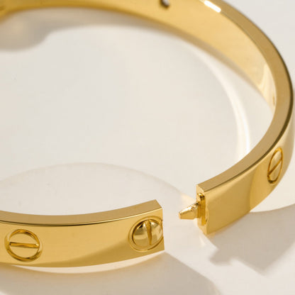 [⭐Sparkve]LOVE BRACELET 6.1MM 4 DIAMONDS