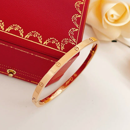 [⭐Sparkve]LOVE BRACELET 3.65MM NO DIAMONDS
