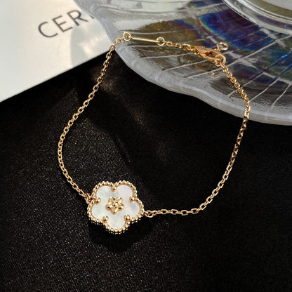 [⭐Sparkve]Sparkve WHITE MOP PLUM BLOSSOM  BRACELET