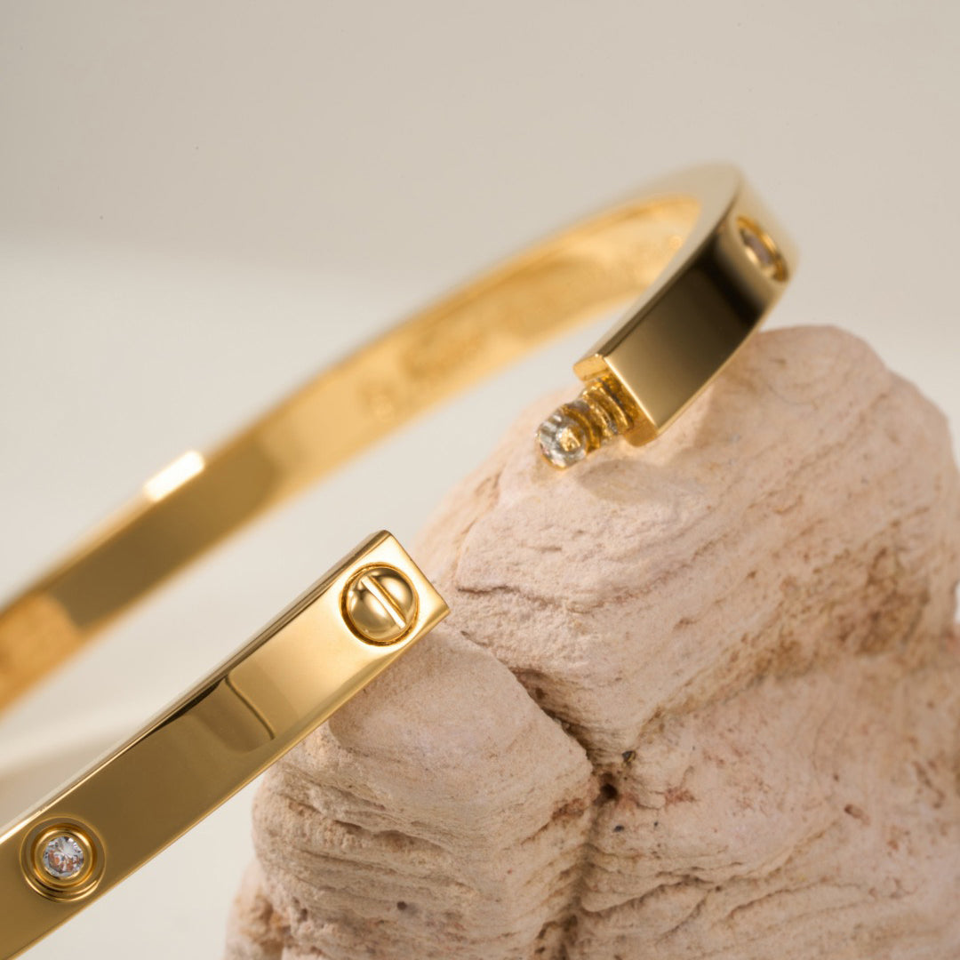 [⭐Sparkve]LOVE BRACELET 3.65MM 6 DIAMONDS