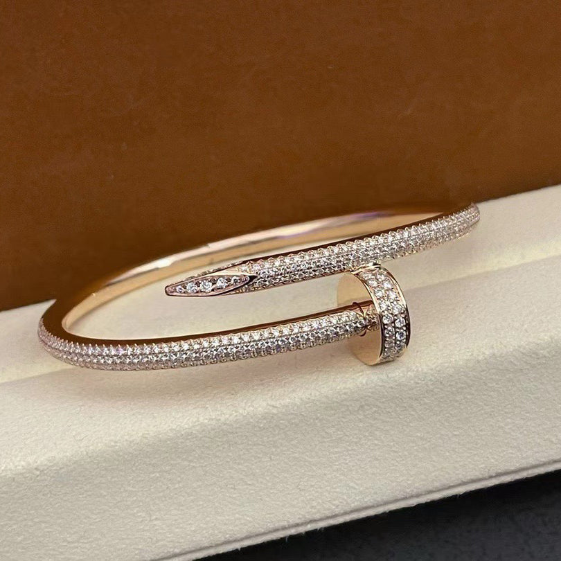 [⭐Sparkve]JUSTE BRACELET 3.5MM ALL DIAMONDS