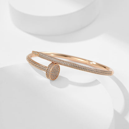 [⭐Sparkve]JUSTE BRACELET 3.5MM ALL DIAMONDS