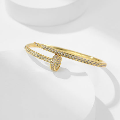 [⭐Sparkve]JUSTE BRACELET 3.5MM ALL DIAMONDS