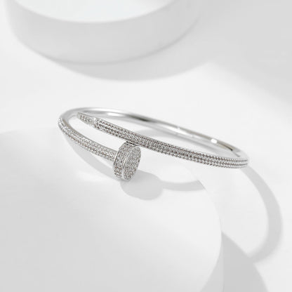 [⭐Sparkve]JUSTE BRACELET 3.5MM ALL DIAMONDS