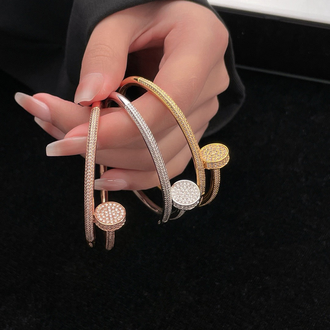[⭐Sparkve]JUSTE BRACELET 3.5MM ALL DIAMONDS