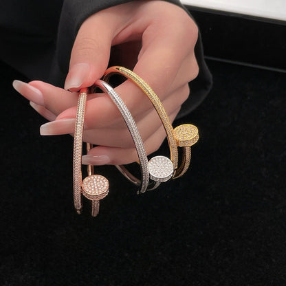 [⭐Sparkve]JUSTE BRACELET 3.5MM ALL DIAMONDS