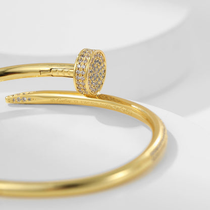 [⭐Sparkve]JUSTE BRACELET 3.5MM ALL DIAMONDS