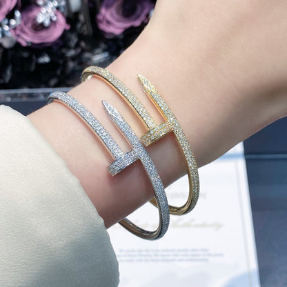 [⭐Sparkve]JUSTE BRACELET 3.5MM ALL DIAMONDS