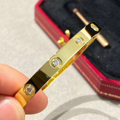 [⭐Sparkve]LOVE BRACELET 6.1MM 10 DIAMONDS