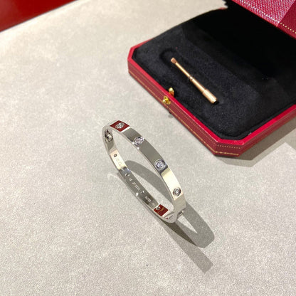 [⭐Sparkve]LOVE BRACELET 6.1MM 10 DIAMONDS