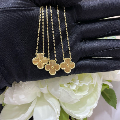 [⭐Sparkve]CLOVER 15MM LASER NECKLACE