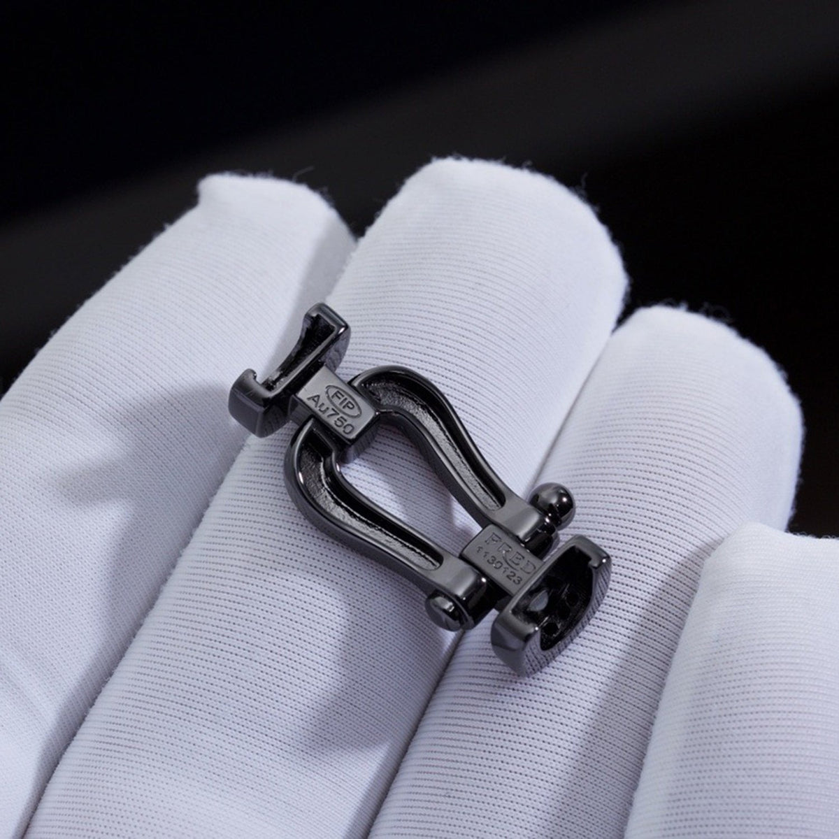 [⭐Sparkve]FORCE LARGE SERIES HORSESHOE BLACK SAMURAI BRACELET