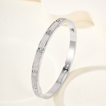 [⭐Sparkve]LOVE BRACELET 4.8MM DIAMOND-PAVED