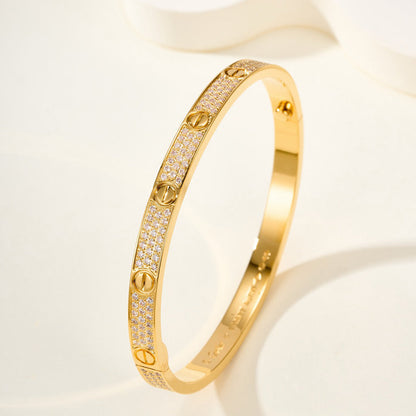 [⭐Sparkve]LOVE BRACELET 4.8MM DIAMOND-PAVED