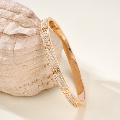 [⭐Sparkve]LOVE BRACELET 4.8MM DIAMOND-PAVED