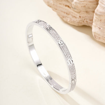[⭐Sparkve]LOVE BRACELET 4.8MM DIAMOND-PAVED