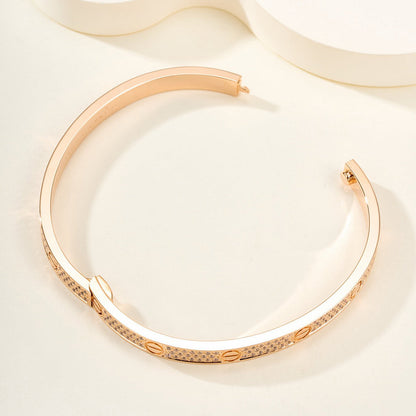 [⭐Sparkve]LOVE BRACELET 4.8MM DIAMOND-PAVED