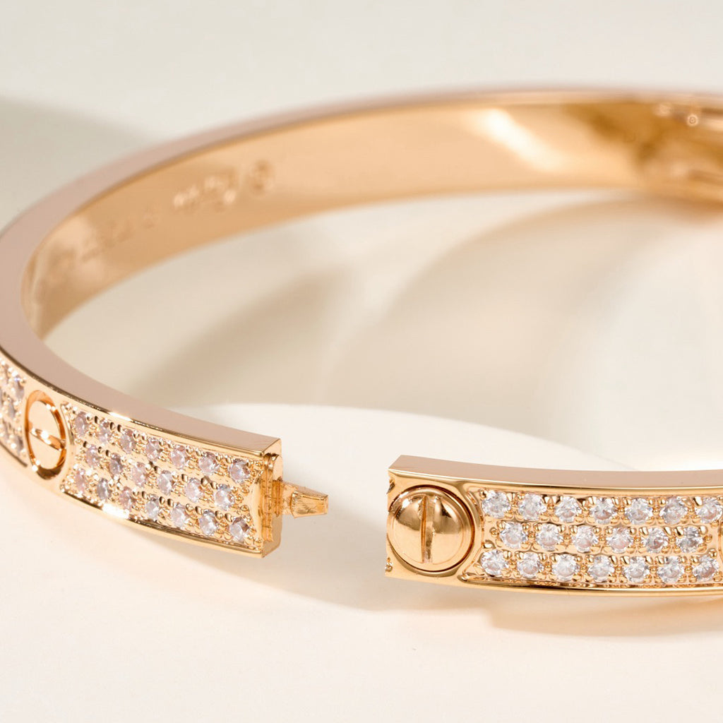 [⭐Sparkve]LOVE BRACELET 4.8MM DIAMOND-PAVED