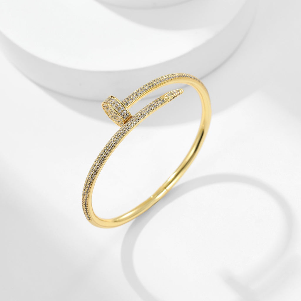 [⭐Sparkve]JUSTE BRACELET 3.5MM ALL DIAMONDS